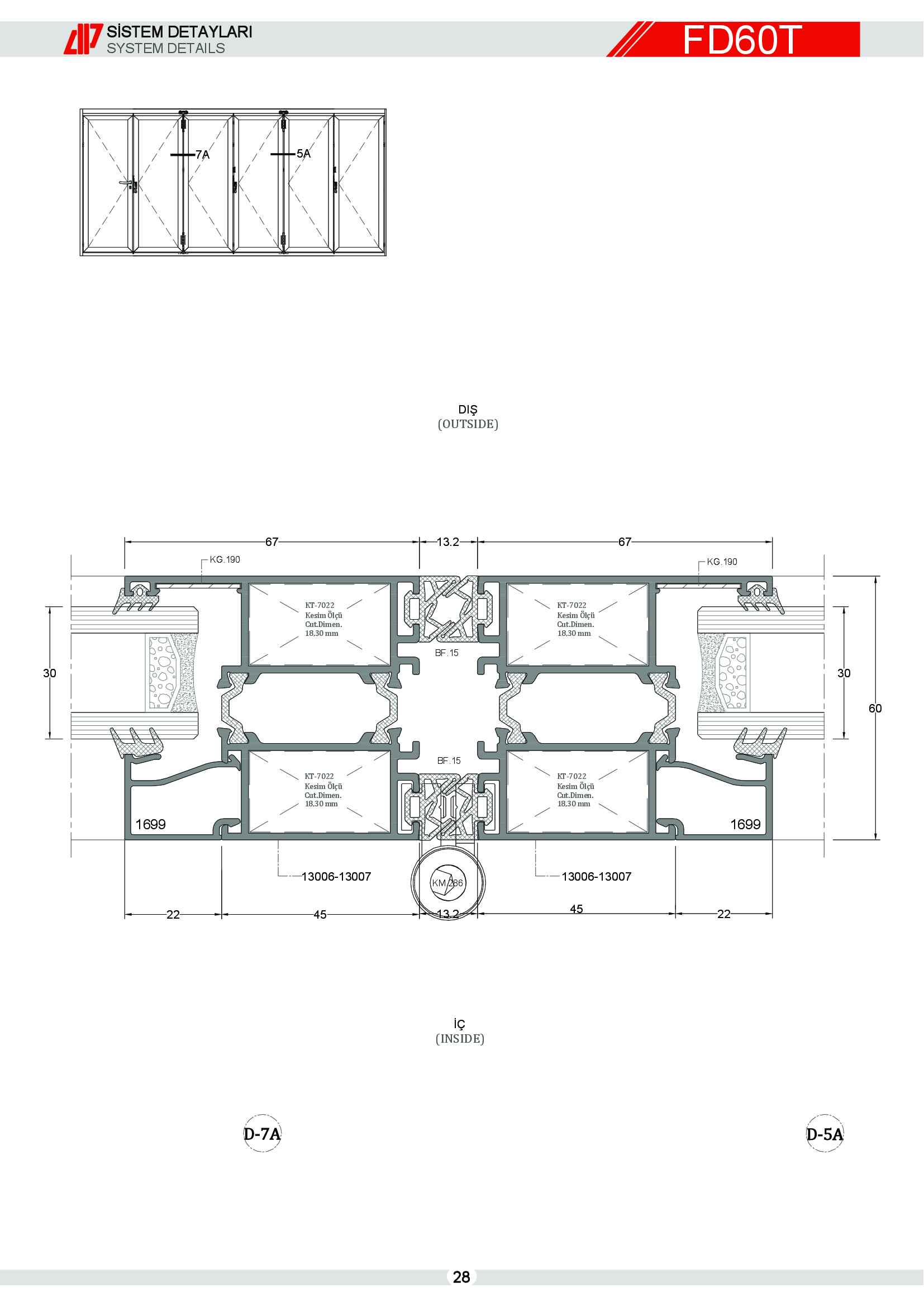 Aluminyum Katlanır Kapı 31